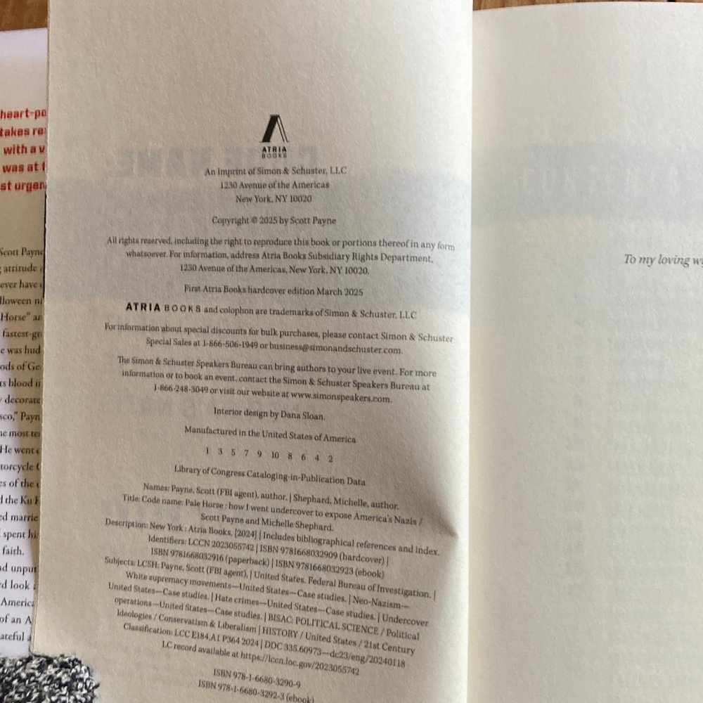 Code Name: Pale Horse Book hardback with jacket - Picture 6 of 6